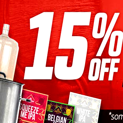 Save 15% On Your Homebrewing Order at Homebrew Supply